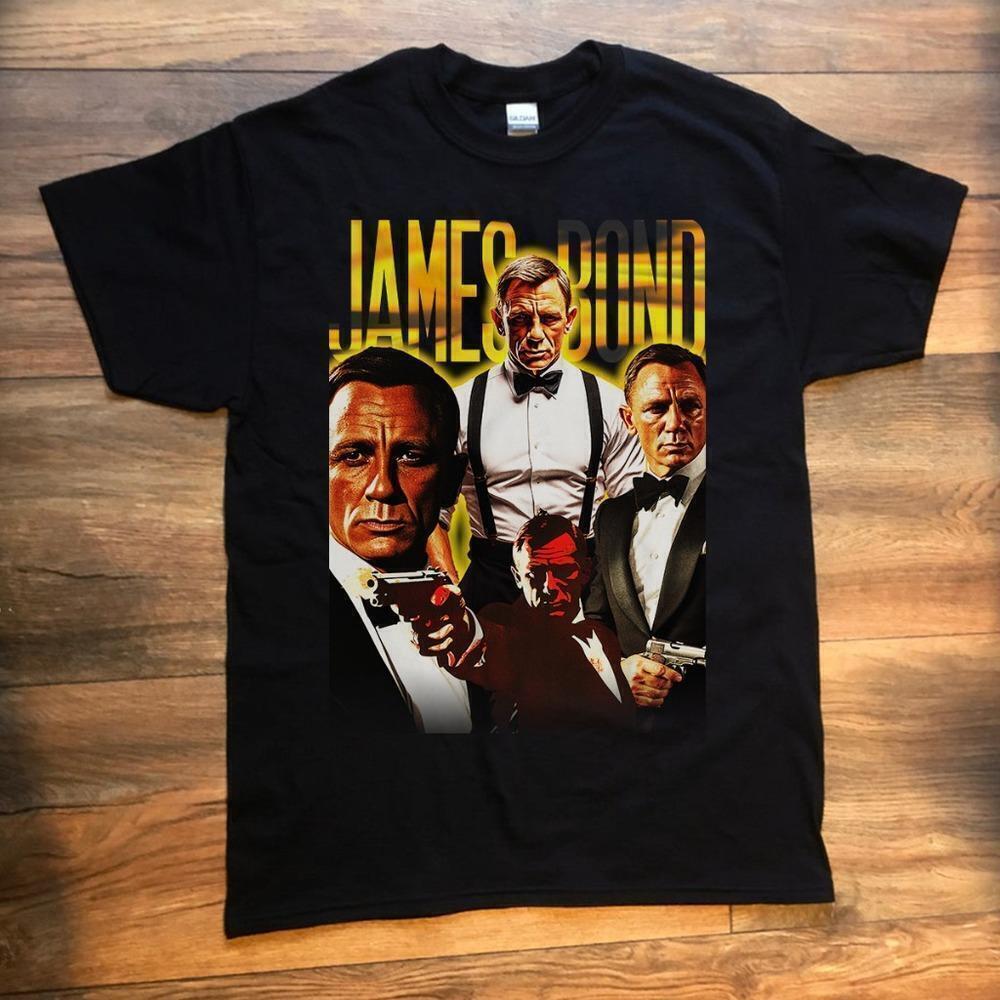 James Bond Classic Spy Movie Icon 007 Film Graphic T-Shirt